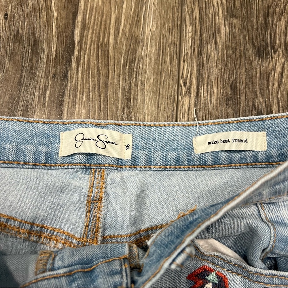 Jessica Simpson Mika Best Friend Embroidered Jeans - Picture 7 of 10